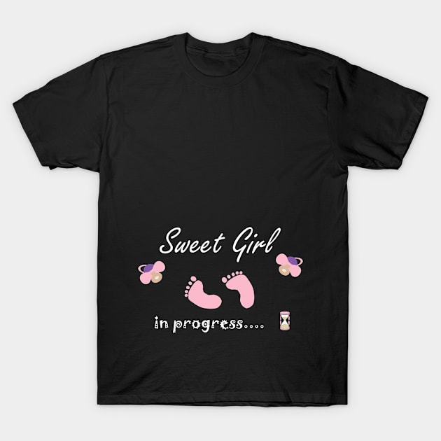 Sweet Girl in progress T-Shirt by Colator